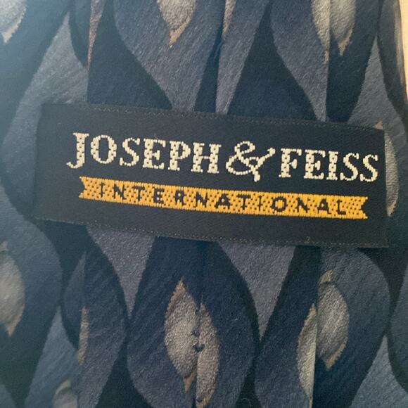 JOSEPH & FEISS INTERNATIONAL 100% silk tie - Picture 3 of 4